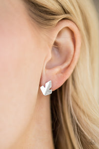 Fire Drill Silver Earring