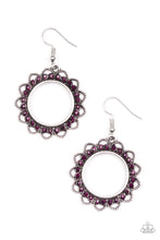 Load image into Gallery viewer, Bring Your Tambourine Purple Earring