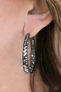 GLITZY By Association Black Earring