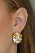 Load image into Gallery viewer, Movie Star Sparkle Gold Earring