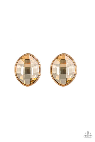 Movie Star Sparkle Gold Earring