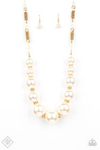 Load image into Gallery viewer, Pearly Prosperity Gold Necklace