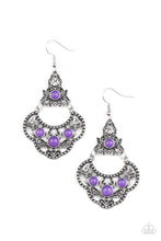 Load image into Gallery viewer, Garden State Glow Purple Earring