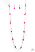 Load image into Gallery viewer, Glassy Glamorous Pink Necklace