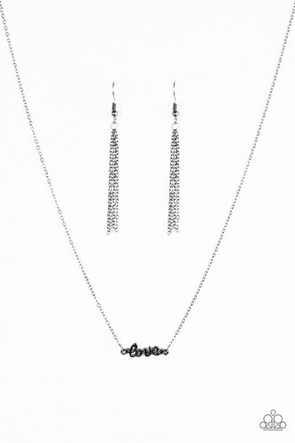 All My Love Black Necklace
