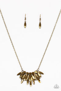 Crowning Moment Brass Necklace