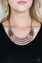Load image into Gallery viewer, Ready To Pounce Copper Necklace