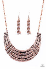 Load image into Gallery viewer, Ready To Pounce Copper Necklace