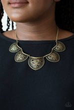 Load image into Gallery viewer, Garden Pixie Brass Necklace
