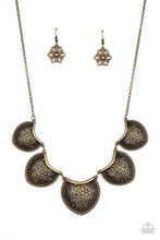 Load image into Gallery viewer, Garden Pixie Brass Necklace
