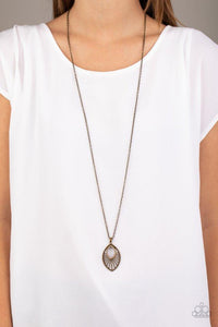 Court Couture Brass Necklace