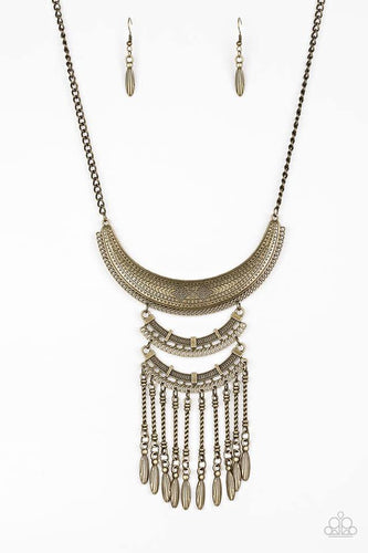 Eastern Empress Brass Necklace