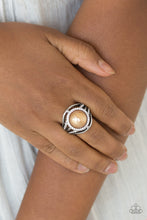 Load image into Gallery viewer, Pampered In Pearls Brown Ring