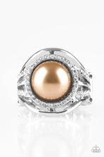 Load image into Gallery viewer, Pampered In Pearls Brown Ring