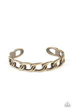 Load image into Gallery viewer, LINK Tank Brass Bracelet