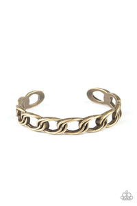 LINK Tank Brass Bracelet