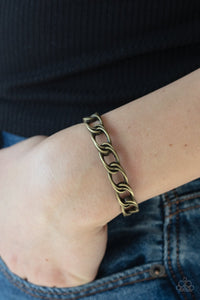 LINK Tank Brass Bracelet