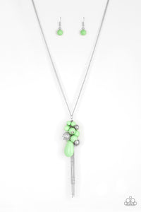 Its A Celebration Green Necklace