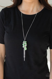 Its A Celebration Green Necklace