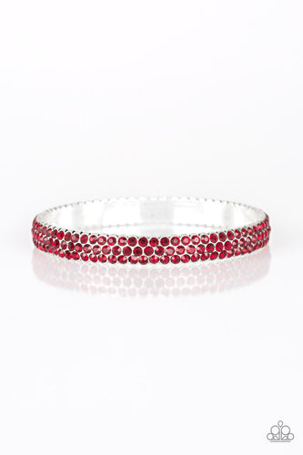 Ballroom Bling Red Bracelet