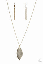 Load image into Gallery viewer, Fall Foliage Brass Necklace