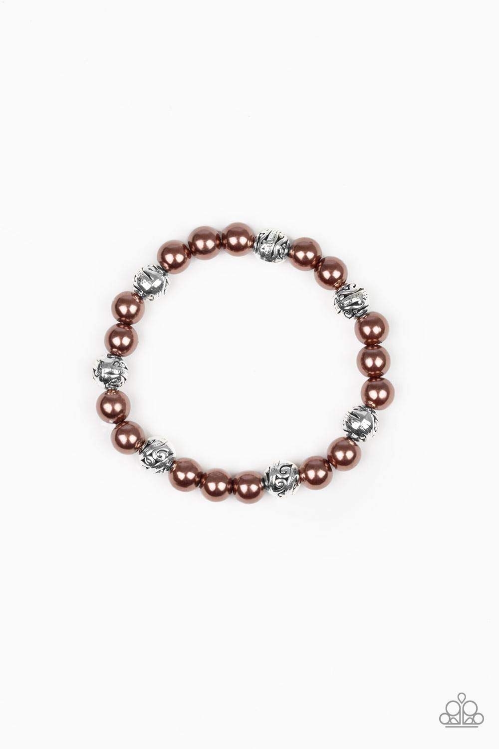 Poised For Perfection Brown Bracelet
