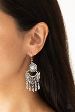 Load image into Gallery viewer, Mantra to Mantra Silver Earring