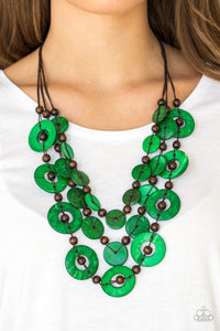 Catalina Coastin' Green Necklace