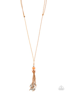 Ocean Child Orange Necklace