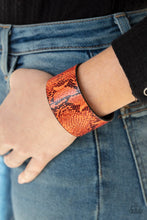 Load image into Gallery viewer, It&#39;s A Jungle Out There Orange Bracelet