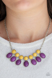 Environmental Impact Purple Necklace