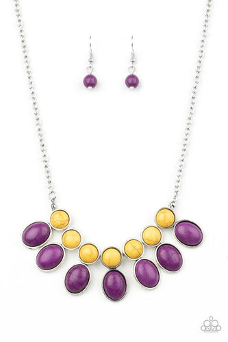 Environmental Impact Purple Necklace