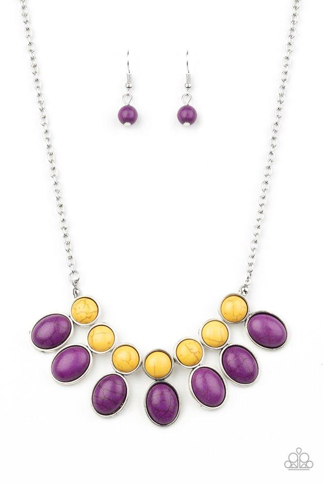 Environmental Impact Purple Necklace