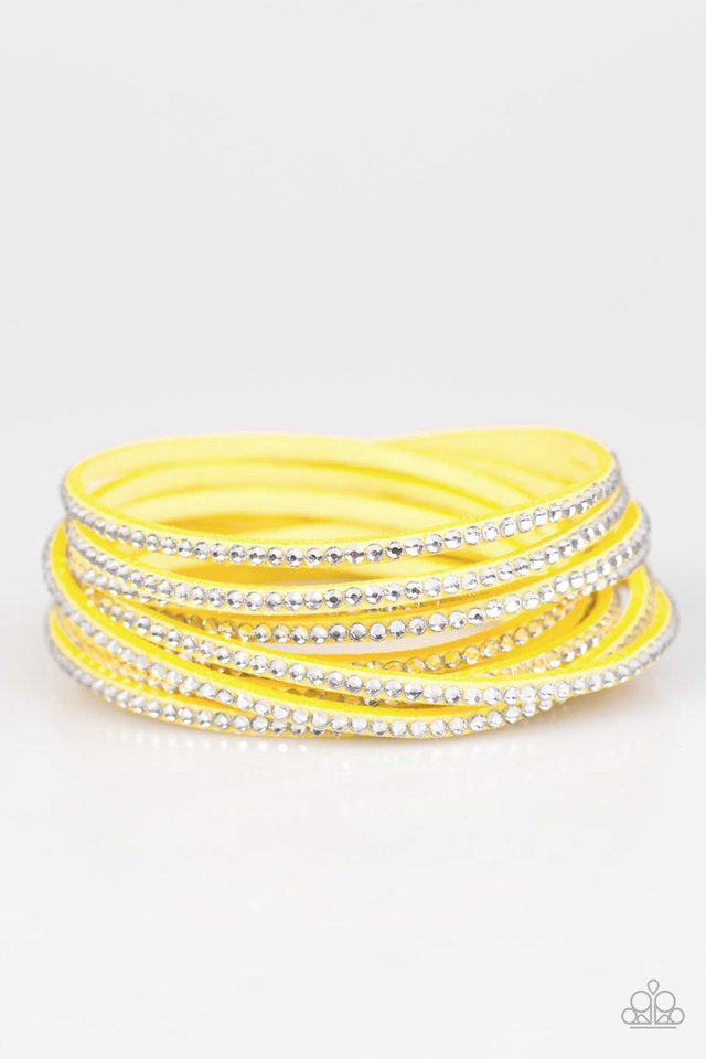 Do The Hustle Yellow Bracelet