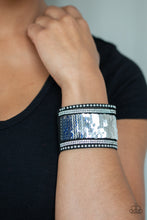 Load image into Gallery viewer, MERMAIDS Have More Fun Blue Bracelet