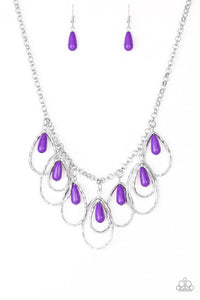 Tango Tempest Purple Necklace