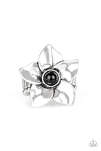 Load image into Gallery viewer, Ask For Flowers Black Ring