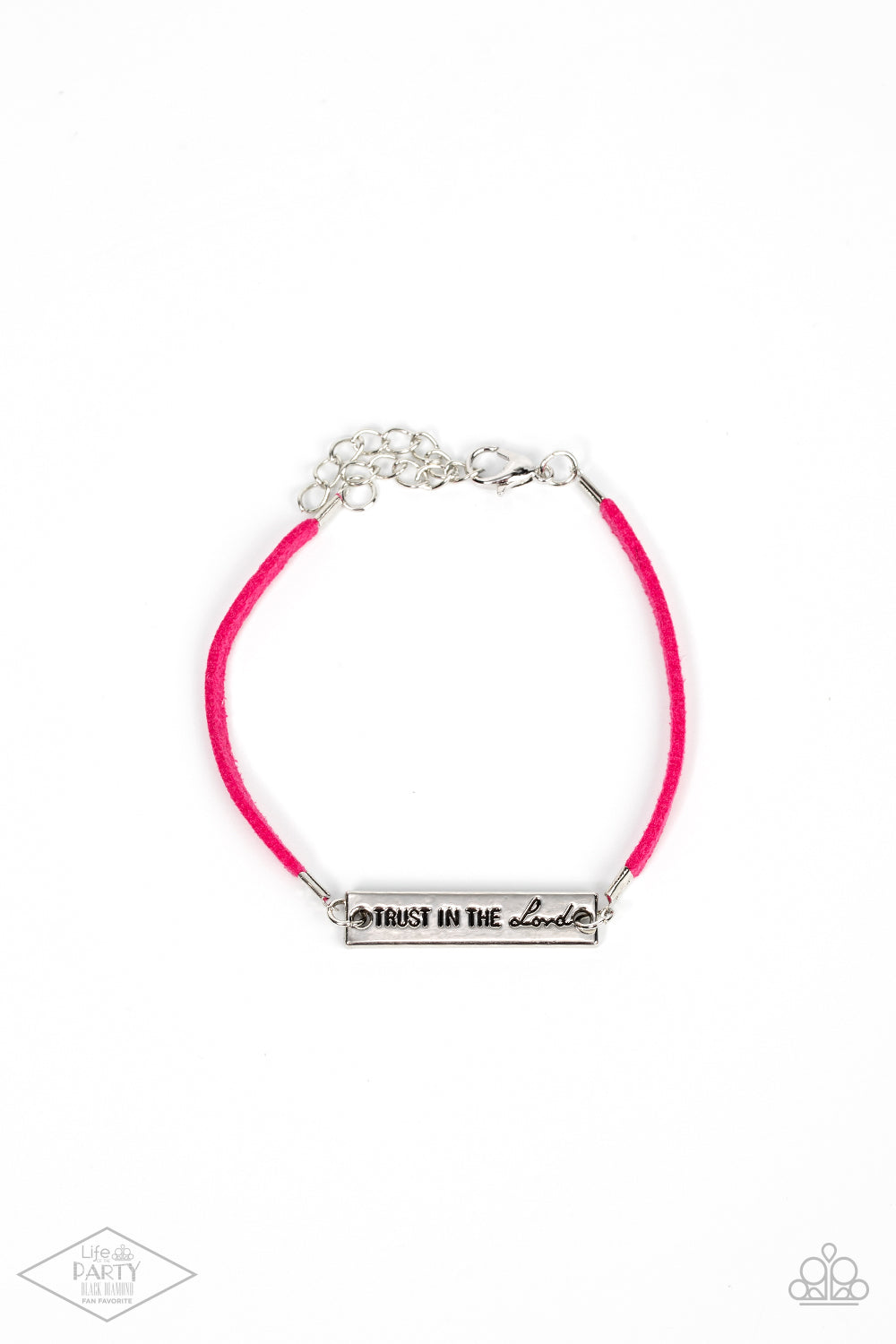 Have Faith Pink Bracelet