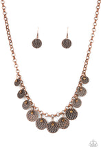 Load image into Gallery viewer, Delightfully Dappled Copper Necklace
