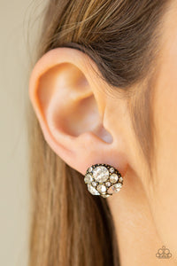 Diamond Daze Brass Earring