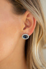 Load image into Gallery viewer, Floral Glow Blue Earring