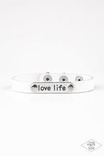 Load image into Gallery viewer, Love Life White Bracelet