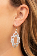 Load image into Gallery viewer, Mantras and Mandalas White Earring