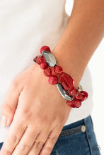 Load image into Gallery viewer, Rocking Rock Candy Red Bracelet