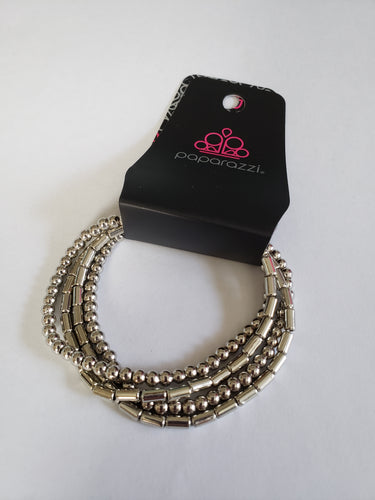 Simple Measures Silver Bracelet