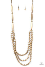Load image into Gallery viewer, Beaded Beacon Brass Necklace