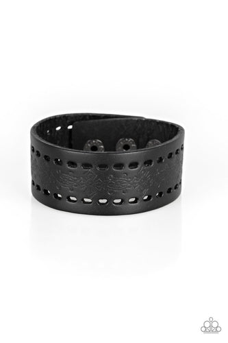 Make The WEST Of It Black Bracelet