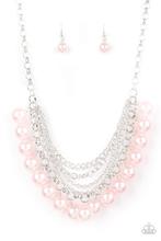 One-Way WALL STREET Pink Necklace