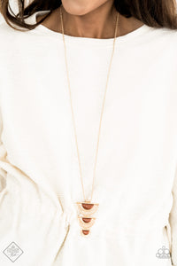 Serene Sheen Gold Necklace
