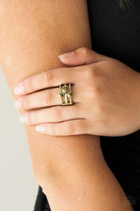 Head In The Stars Brass Ring